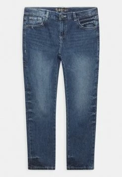 Guess JUNIOR DENIM OVERSIZE PANTS - Relaxed Fit Jeans - Glaced Indigo Wash