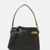 Guess ZADIE SHOULDER - Handbag - Black