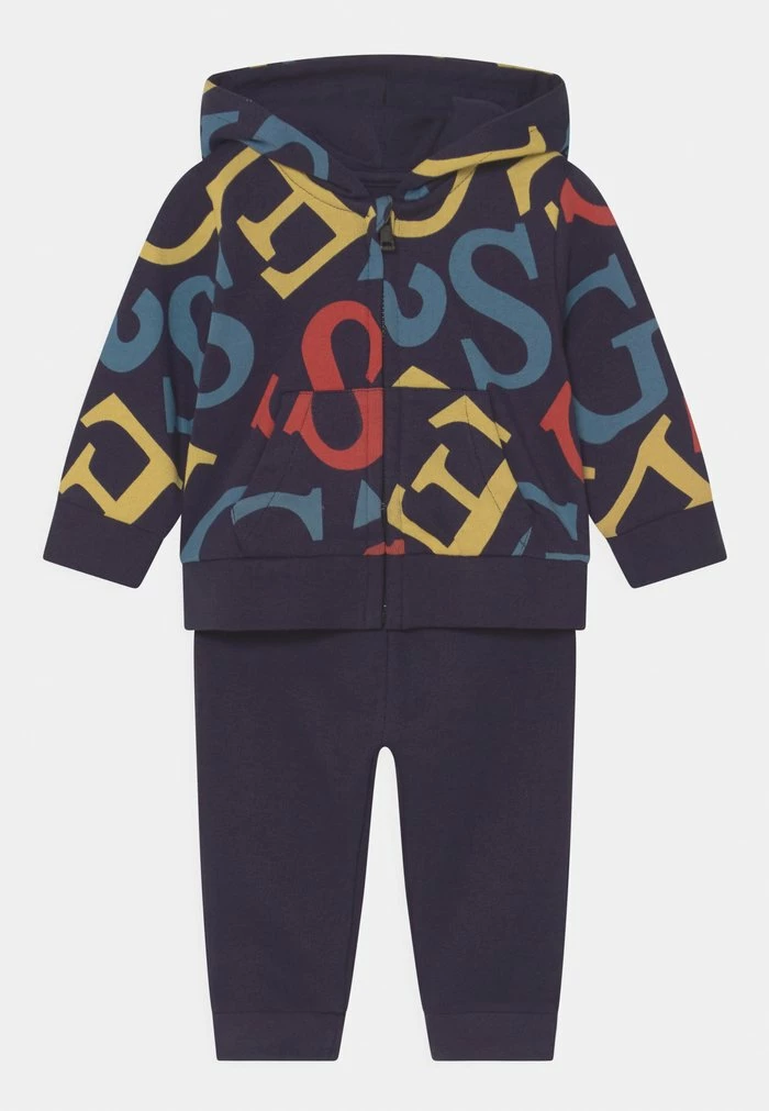 Guess TODDLER ACTIVE UNISEX SET - Zip-up Sweatshirt - Blue