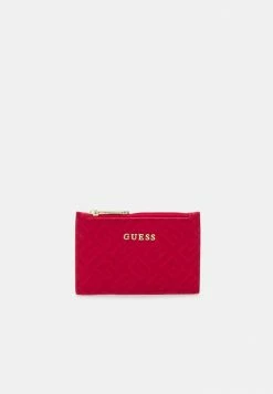 Guess LOREY TOP ZIP CARD HOLDER - Wallet - Red