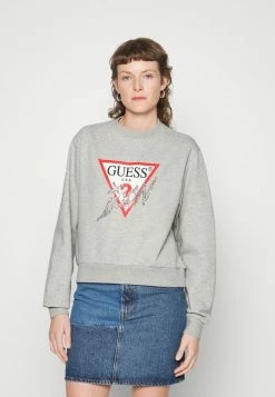 Guess ICON - Sweatshirt - Light Melange Grey