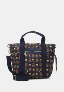 Guess MOMMY AND LAUNDRY BAG MAT SET - Baby Changing Bag - Dark Blue