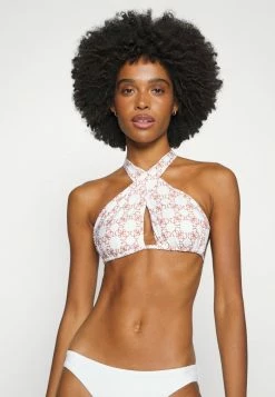 Guess CROSSED BANDEAU - Bikini Top - White