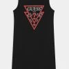 Guess CORE JUNIOR DRESS - Jersey Dress - Jet Black