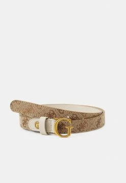 Guess ADJUSTABLE - Belt - Latte Stone