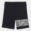 Guess JUNIOR BIKER PANTS UNISEX - Shorts - Jet Black