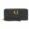 Guess VIBE LARGE ZIP AROUND - Wallet - Black Logo