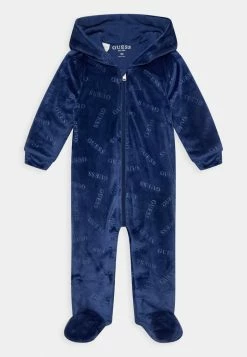 Guess BABY CHENILLE HOODED PADDED OVERALL UNISEX - Jumpsuit - Gloaming