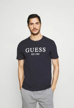 Guess Print T-shirt - Smart Blue