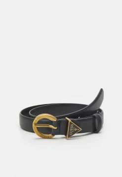 Guess ERRIN NOT ADJUSTABLE PANT BELT - Belt - Black
