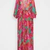 Guess ERYN LONG KIMONO - Beach Accessory - Positano Coral