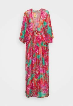 Guess ERYN LONG KIMONO - Beach Accessory - Positano Coral