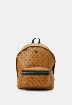Guess VEZZOLA COMPACT BACKPACK UNISEX - Rucksack - Cognac