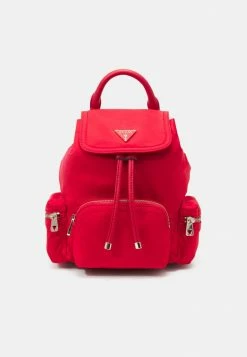 Guess GEMMA SMALL BACKPACK - Rucksack - Passion Red