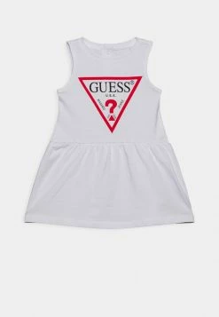 Guess BABY SLEVELESS DRESS - Jersey Dress - True White