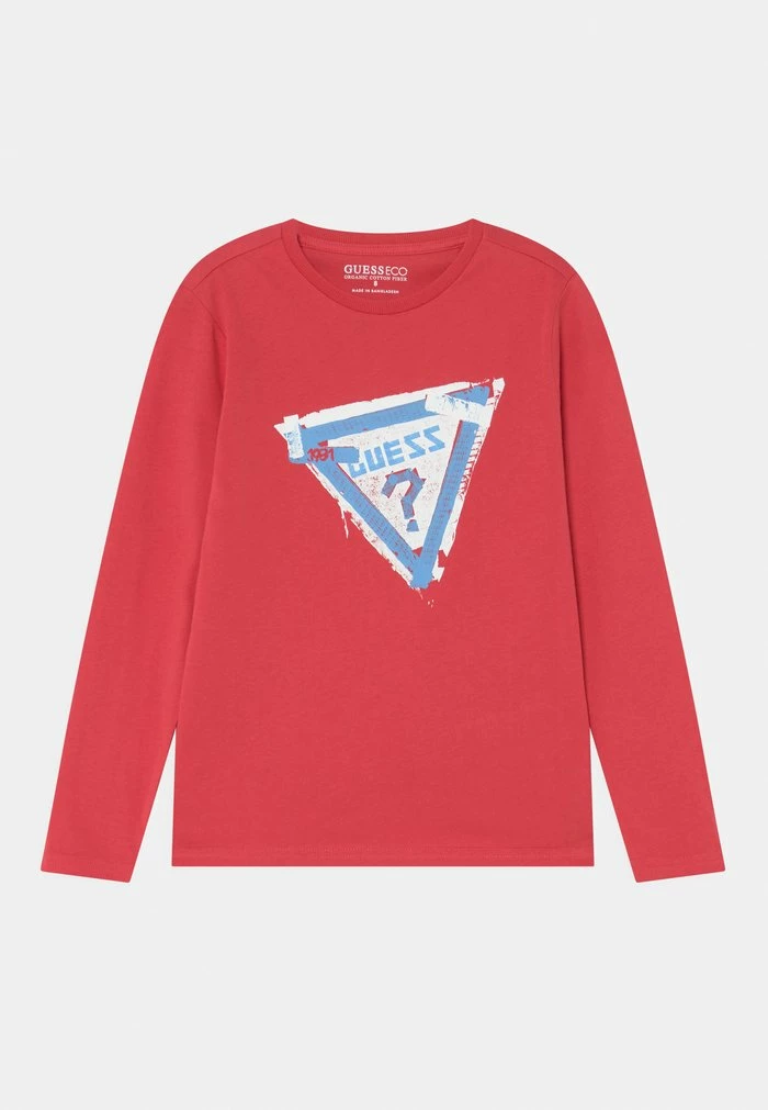 Guess JUNIOR TEE - Long Sleeved Top - Cranberry Splash