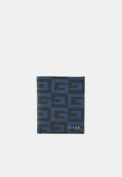 Guess ESCAPE SMALL BILLFOLD - Wallet - Blue