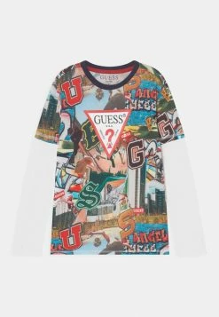 Guess JUNIOR REGULAR FIT - Long Sleeved Top - Multi-coloured