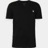 Guess CORE TEE - Print T-shirt - Jet Black