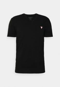 Guess CORE TEE - Print T-shirt - Jet Black