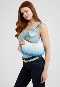 Guess ALEXIE - Handbag - Indigo Ombre Logo