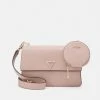 Guess ALEXIE CROSSBODY FLAP SET - Across Body Bag - Rose