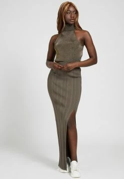 Guess AMALIA - Maxi Skirt - Braun