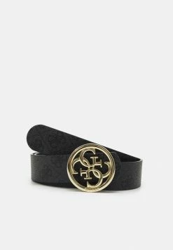 Guess CORDELIA LOGO ADJUST PANT BELT - Belt - Coal