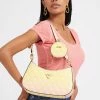 Guess ALEXIE - Handbag - Yellow Ombre Logo