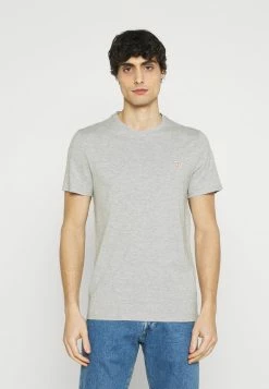 Guess TEE - Basic T-shirt - Light Heather Grey