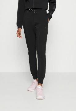 Guess ALLIE CUFF PANTS - Tracksuit Bottoms - Jet Black