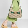 Guess AVIANA HOBO - Handbag - Latte/green