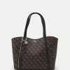 Guess NAYA TOTE SET - Tote Bag - Black