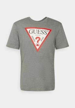 Guess Print T-shirt - Marble Heather