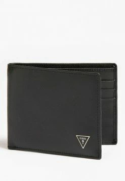 Guess CERTOSA FLAT BILLFOLD - Wallet - Black