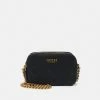 Guess NOELLE CROSSBODY CAMERA - Across Body Bag - Black