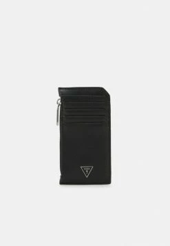 Guess CERTOSA CARD CASE ZIPPER - Wallet - Black