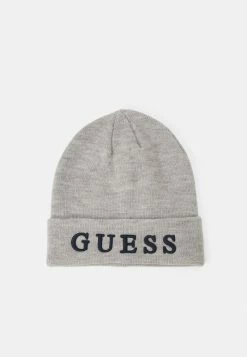 Guess HAT UNISEX - Beanie - Light Stone Heather