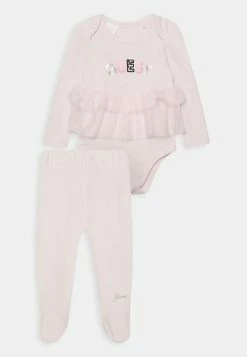 Guess BABY PANT SET - Leggings - Trousers - Ballet Pink