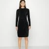 Guess YOLANDE DRESS - Jersey Dress - Jet Black