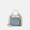 Guess KATEY MINI SATCHEL - Handbag - Blue