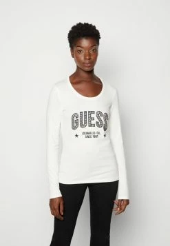 Guess MIRELA - Long Sleeved Top - Cream White